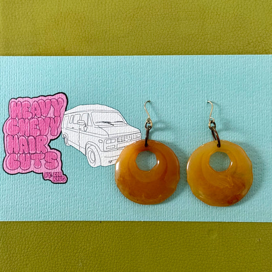 VINTAGE RESIN EARRINGS